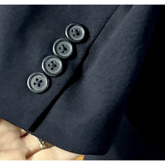 Women's Lauren Ralph Lauren Long Blazer Dress Classic Overcoat Sz 8 100% Wool US - Picture 11 of 11